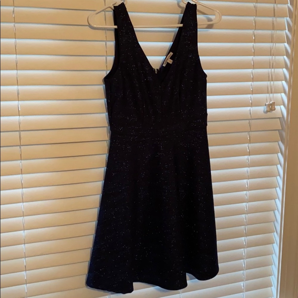 charlotte russe sparkly navy blue dress!